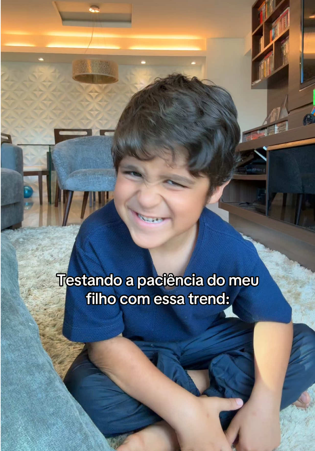 Testando a paciência do meu filho com essa trend 😂 #humortiktok #trend #trendingvideo #viraltiktok 