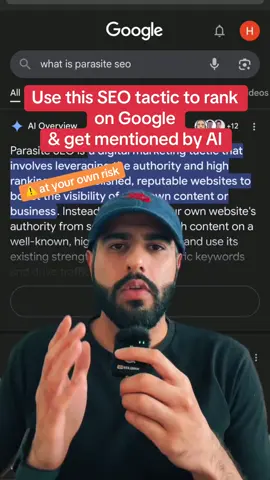Here’s how you can use Parasite SEO to rank #1 on Google without backlinks or domain authority, and why this strategy might be worth trying if you’re just starting out. I published a LinkedIn Pulse article targeting a competitive keyword (as a test). Within days, it ranked on the first page of Google. That single post drove over 100 new subscribers to my newsletter, and got picked up in industry round-up lists, giving me external credibility I didn’t even plan for. This isn’t a long-term strategy. It’s not a silver bullet. You need to invest in regular SEO to be successful long term.  But it’s a powerful shortcut if you’re trying to validate an idea or build early momentum. Even major SEO sites are using this approach to rank content through third-party domains. It’s not shady, it’s smart marketing when done right. Parasite SEO works. And if you use it right, it can give you the visibility you need to grow fast. #seo #parasiteseo #seotips #google #aitips #chatgpt #perplexity #aiseo #llmseo #aioverviews #aimode