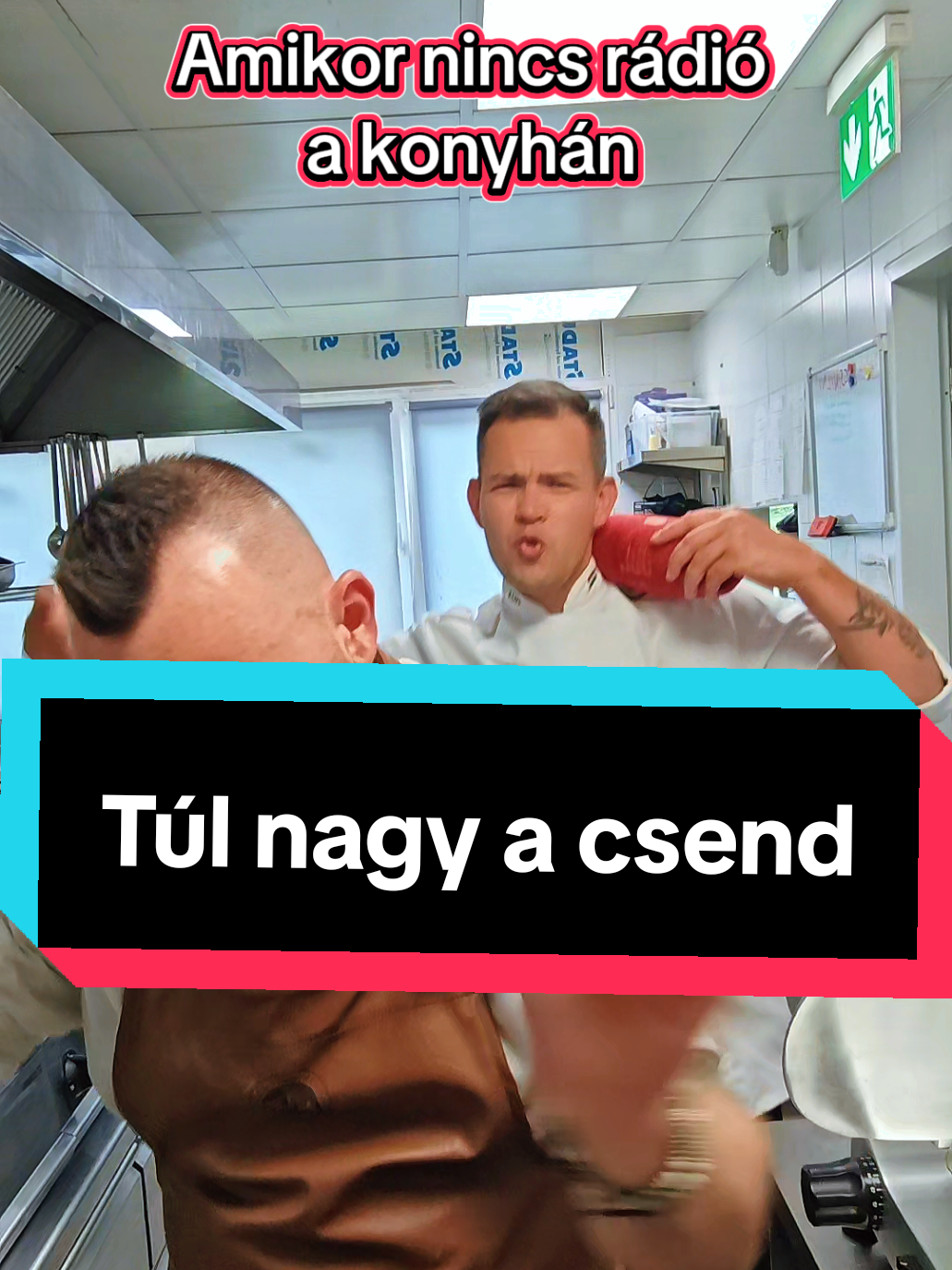 Ti szoktatok zenét hallgatni, énekelni?  Amikor túl nagy a csend a konyhán, és nincs se rádió, se zene... hát, akkor beindul az emberi lejátszó. #fyp #gmintgabor #szakácslét #indulabakterház #éneklés @Richárd Kovács 