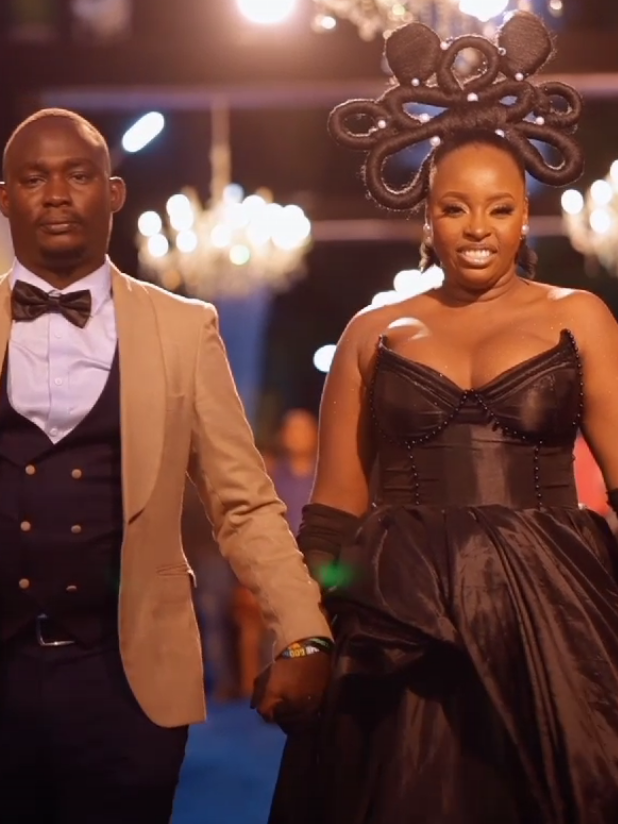 Some sweet couple here ,make-up and Hair by us 🥰@Sharon Atuhaire #ugandafilmfestival @Uganda Film Festival @Women In Film #makeupartist 