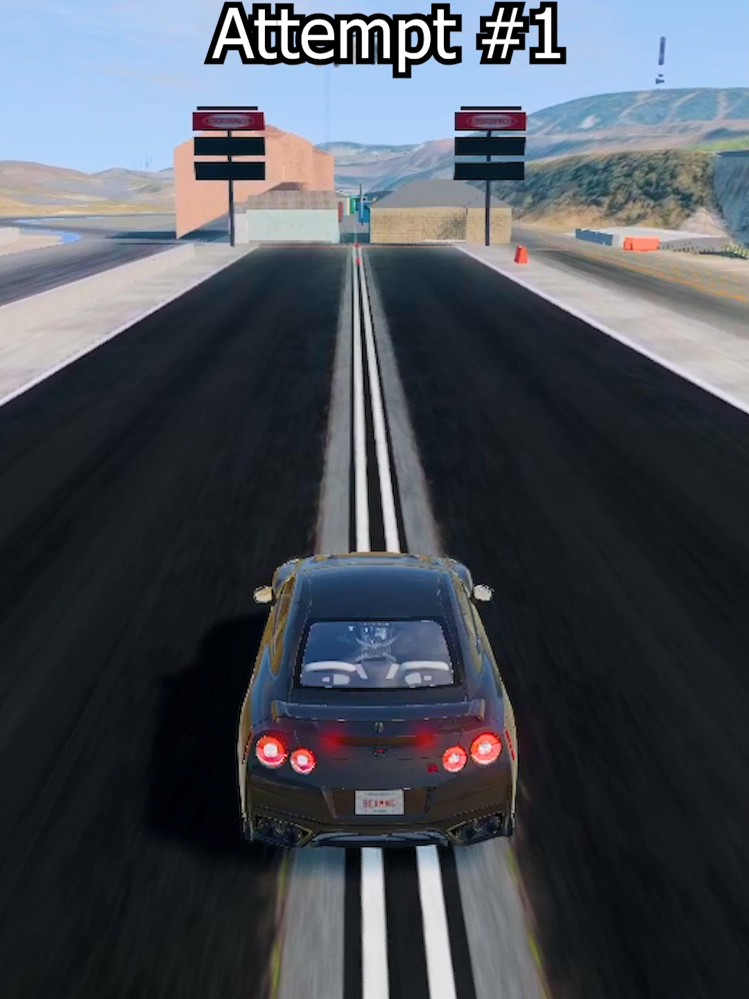 Nissan GTR Impossible drifting #beamngdrive