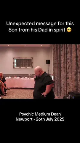Incredible reconnection for this gentleman with his dad in spirit! 🥹 #psychicmediumdean#psychicmedium#psychic#medium#fyp#foryoupage#trending  
