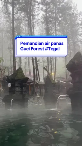 Wisata pemandian air panas di tengah hutan🍃 📍Guci Forest Tegal #guci #guciforest #guciforesttegal #tegal #wisatategal #explore 