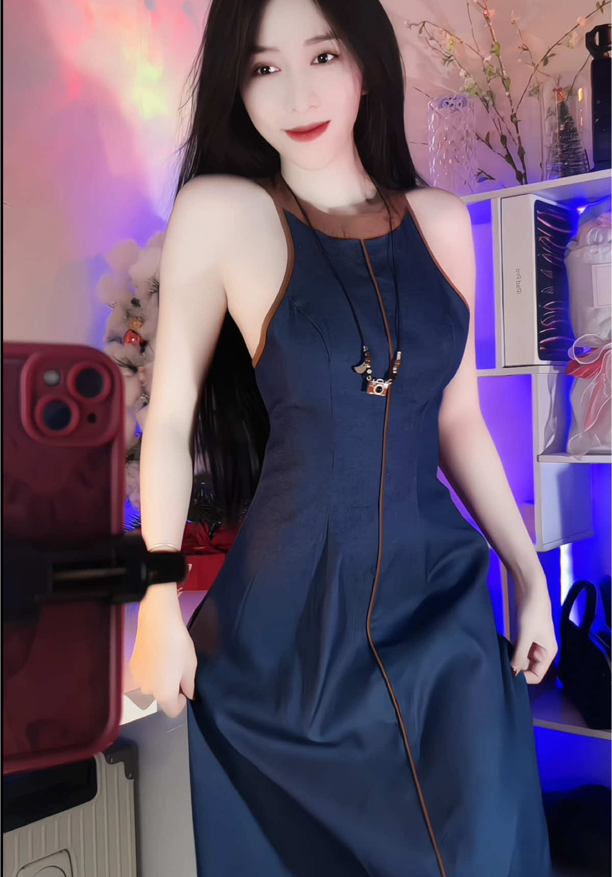 Ê hơi ê nha, form đẹp có điều bé rộng netttttt #sarahduongreview #sarahduongvlog #sarahduonglive #reviewquanao #reviewlamdep #thoitrangnu #đầm #váy 