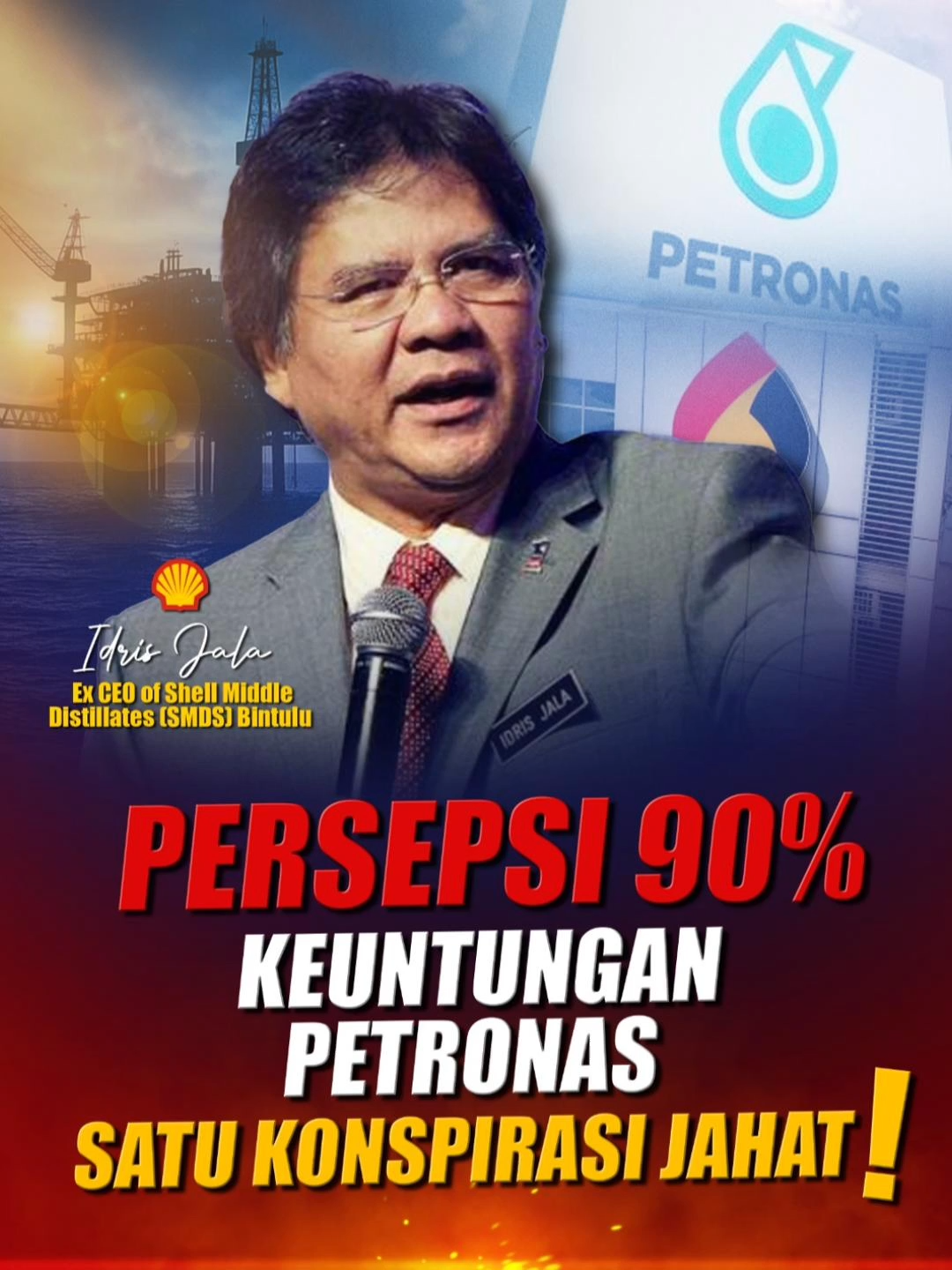 KONSPIRASI MINYAK, PERSEPSI 90 PERATUS KEUNTUNGAN PETRONAS #sarawak #petronas #petros #malaysia #konspirasi