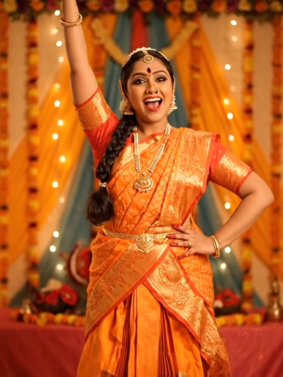 indian woman singing chicken tikka massalah 🍛 #ai #AI #KI #aihuman #india #song #music 