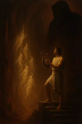 Orfeu era um poeta e músico lendário, filho da musa Calíope e, em algumas versões, de Apolo. Sua música era tão bela que encantava humanos, animais, árvores e até pedras. Ele se apaixonou por Eurídice, mas pouco após o casamento, ela morreu picada por uma serpente. Inconformado, Orfeu desceu ao Hades (o mundo dos mortos) para buscá-la. Lá, ele tocou sua lira e cantou com tanta beleza que comoveu Perséfone e o próprio Hades, que permitiram que Eurídice voltasse com ele ao mundo dos vivos — com uma condição: ele não poderia olhar para ela até saírem completamente do submundo. Orfeu liderou o caminho, mas, ansioso e temeroso de que ela não estivesse atrás, virou-se pouco antes de saírem. Com isso, Eurídice foi tragada de volta para sempre. Esse mito simboliza o poder da arte sobre a dor, o amor incondicional e a fragilidade humana diante da dúvida e do tempo. #historia #poesiagrega #mundoclassico #lingua #arte .