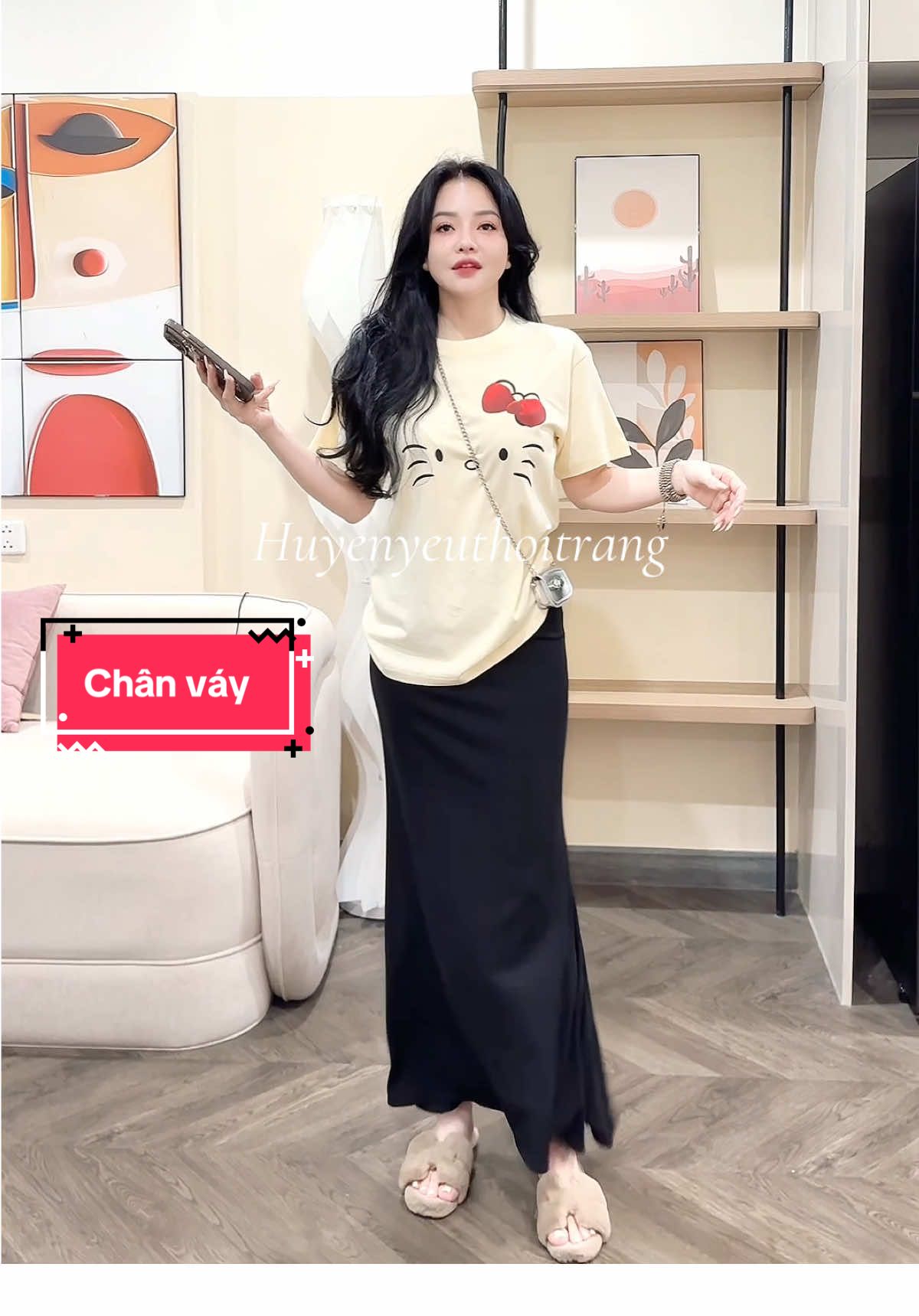 Chân váy đuôi cả xinh #chanvay #chanvayduoica #xuhuong 