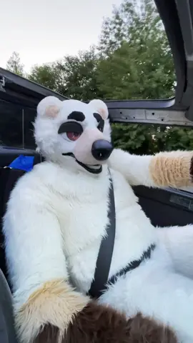 Leaving happy hour at Canine Taproom to make it in time for Certainly Furry's Gears.box on ig #furry #fursuit #furryfandom #furriesoftiktok #furries 