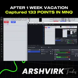 133 points capture in MNQ. Trade execution is on my YT. #riskmanagement #arshvirktrades #orderflow #bottomtick #topticks 