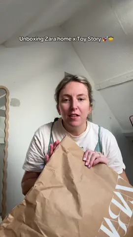 Not me being out breath from opening packages 🥲 pregnancy problems @Zara Home Official #toystory #zara #nursery 