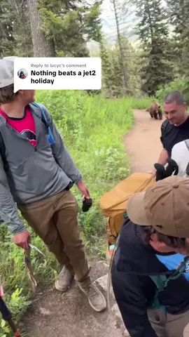 Replying to @lucyc Lupine Meadows-Grand Teton National Park! Follow for more outdoorsy content 🏔️#Outdoors #bear #jet2holidays #deltalake #Hiking 