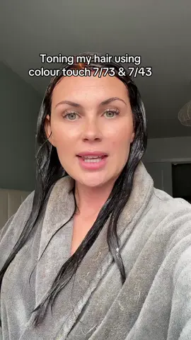 Is it weird that my favourite hobby is toning my hair 😅 #colourtouch #toning #toningmyhair #wellahair 