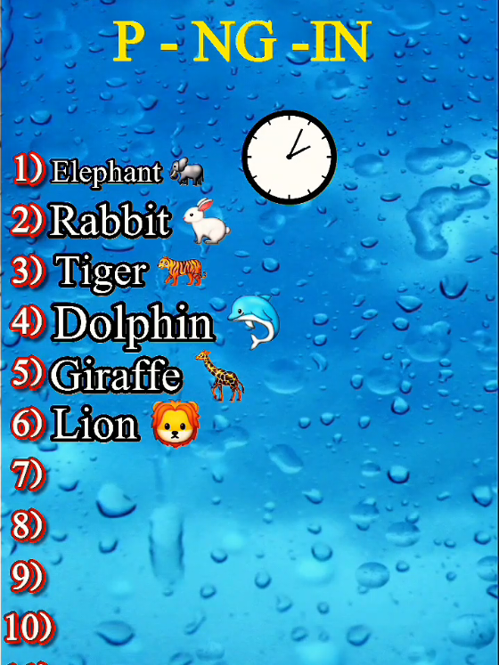 Guess the Common Animals By Their Missing latter's Quiz #mindgames #testyourknowledge #BrainTeaser #triviatime #quizchallenge #DailyTrivia #TikTokTrend #QuizMaster #GeneralKnowledge #CanYouGuess #MindChallenge #ViralVideos #QuizChallenge #TrendingNow #funwithfacts #popculturequiz #daily #quizoftheday #randomfactsquiz #triviachallenge 