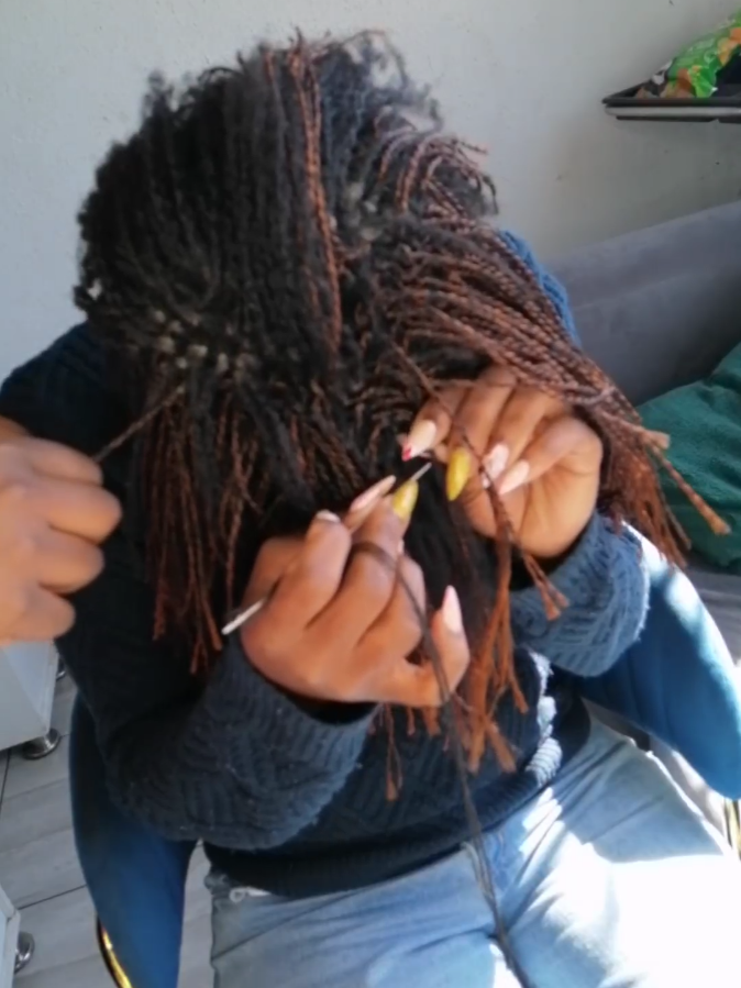 Lets unbraid some twist braids.( How to remove micro braids)  #braids #unbraiding #fyp #creatorsearchinsights #foryoupage @Senny @uBuhle Hair and Beauty 