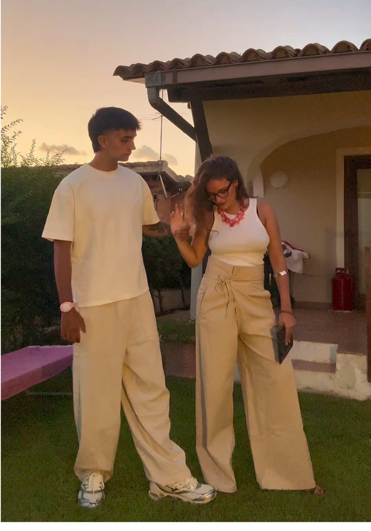 Sardinia matching #foryou #outfit #couple #outfitideas #fyp #ootdinspo 