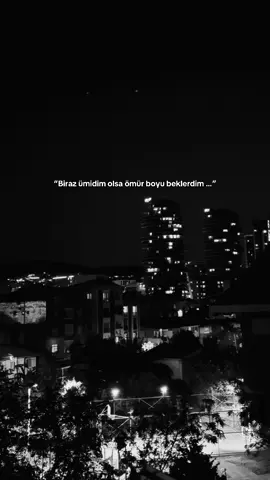 Ömür boyu beklerdim …