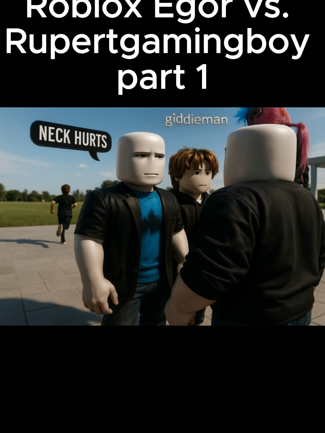 Roblox Egor vs. Rupertgamingboy part 1#hailuoai #roblox_egor #rupertgamingboy #aianimation #klingai