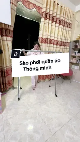 Giá phơi quần áo gấp và kéo giãn, cây phơi quần áo siêu bền, chiều dài phơi quần áo từ 1.6M~2.4M #sàophơiquầnáo #saophoidothongminh 