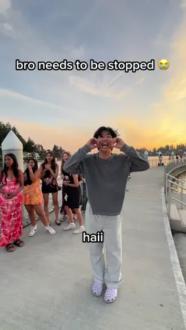 they asked to make a tiktok w/ me after btw 😅✌️ #rubychan #dance 