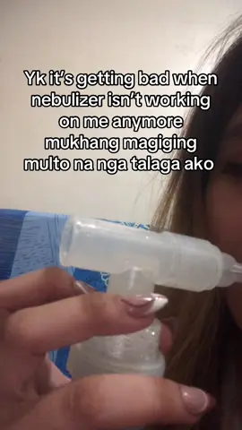 hirap yoko na, palpitate malala na talaga injust 5 hrs 3 nebules waepek talaga 😭