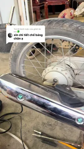 Trả lời @ghét ăn rau🥬 chi tiết chế báng chân 110 cho #Wave50 #wave100