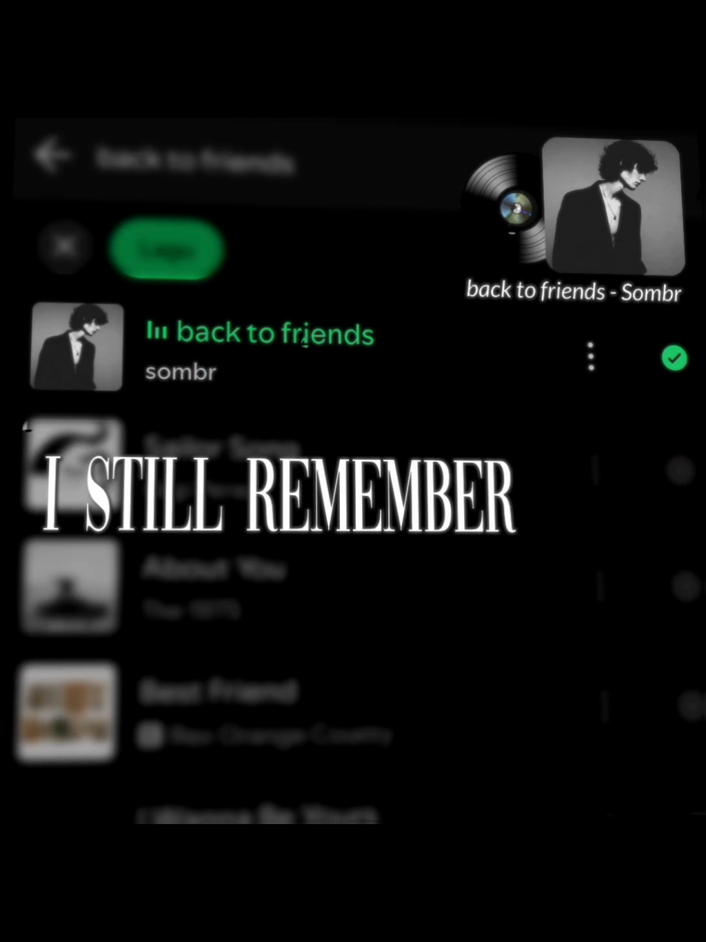 back to friend. #lyrics #edit #fyp #backtofriends 