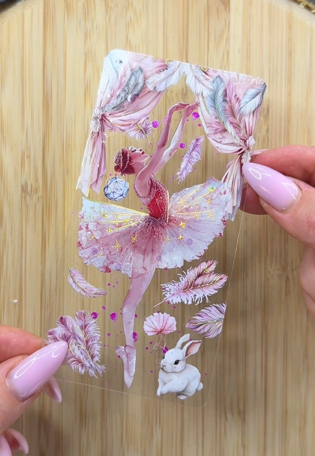 ASMR mini journal cards Curtains of Wonder✨🎭🩰 Also you can find shops where I buy all my supplies with discounts codes in the link in my profile bio✨🫶🏻 #asmr #journaling #scrapbooking #DIY #journal   