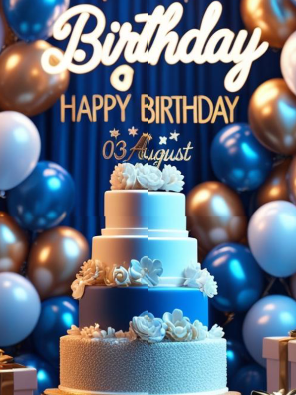 03 August happy birthday  #fyp #happy #happybarthday #happybirthday #foryou 