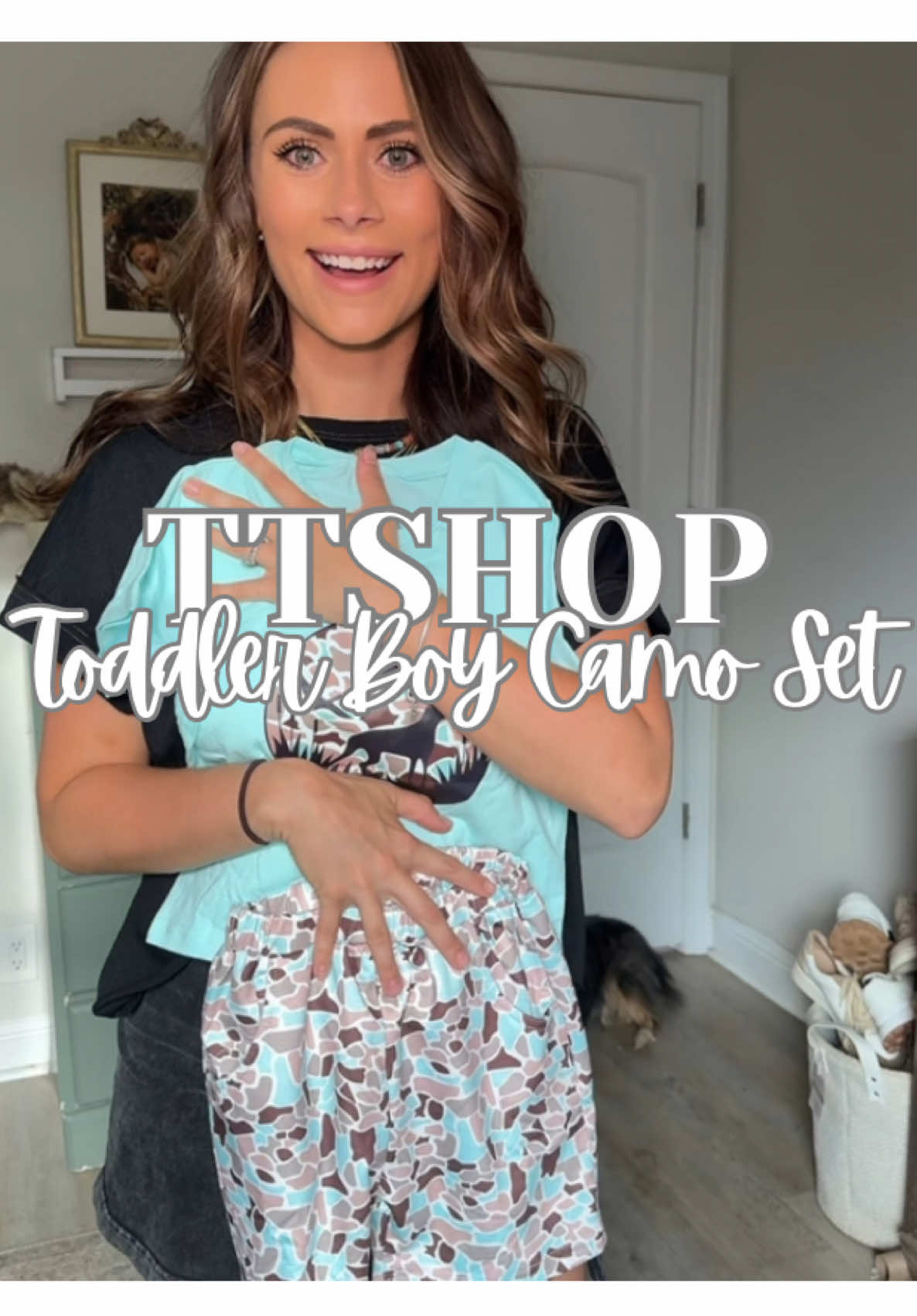 Ok boy mommas I got one for YOU and man I’m jealous this is tooooo cute 🐾🩵 PLUS free shipping! #toddlerboyfashion #boymom #babyboyfashion #toddlerboyclothes #boyclothes #babyset #babyboyset #camoflauge #boyswillbeboys #boymomsoftiktok #momlife #fyp 