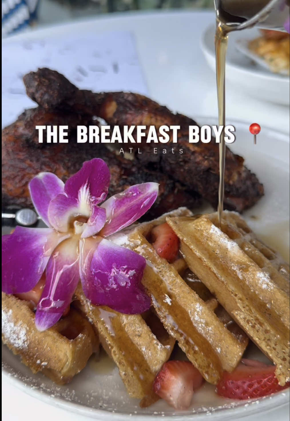 ✨ Just touched down in ATL and I already knew where to go.  @TheBreakFastsBoys and a sweet potato waffle that was seasoned like somebody auntie was in that kitchen. 😮‍💨 Whether you’re fresh off a flight or just need a lil reset —this brunch spot is calling your name. 👏🏽🧇🍹 📍The Breakfast Boys 3387 Main St, College Park, GA ⏰ 8AM–4PM daily Tag your brunch crew and don’t forget to save this for later! Would you try: 🅰️ Sweet potato waffles & jerk chicken 🅱️ Lobster mac & sangria 👀 Both… stop playin    #AtlantaEats #ATLFoodie #CollegeParkEats #BrunchInAtlanta #BlackOwnedRestaurants   #SoftLifeEats #FoodieFinds                   