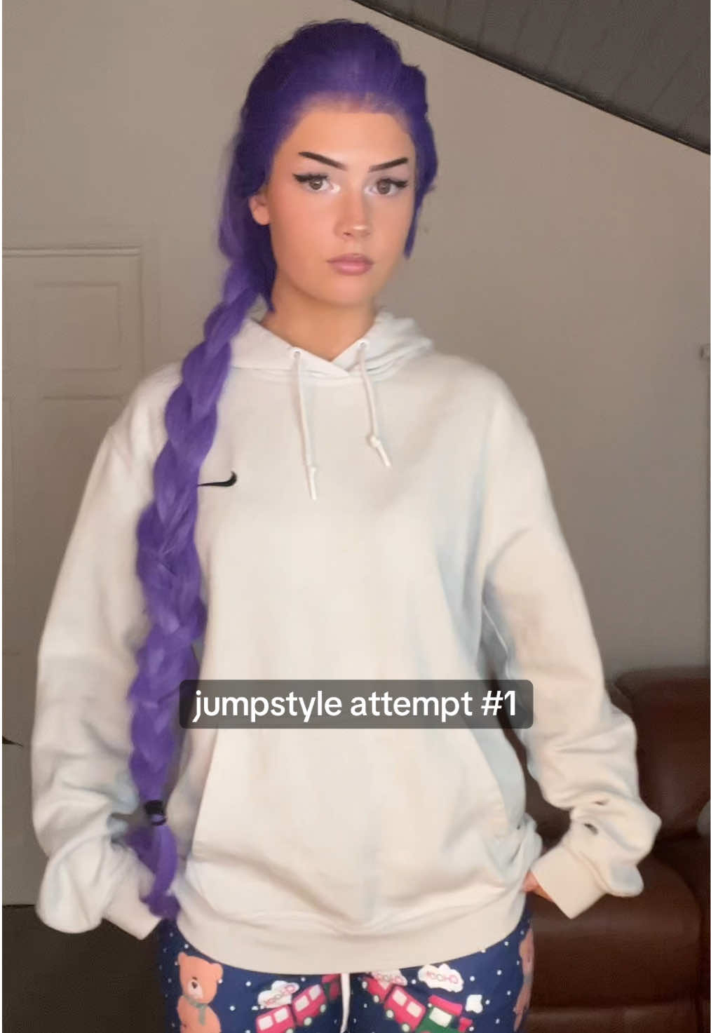 unfortunately this is gonna be a no💗 #kpopdemonhunters #rumi #rumicosplay #jumpstyle #cosplay 