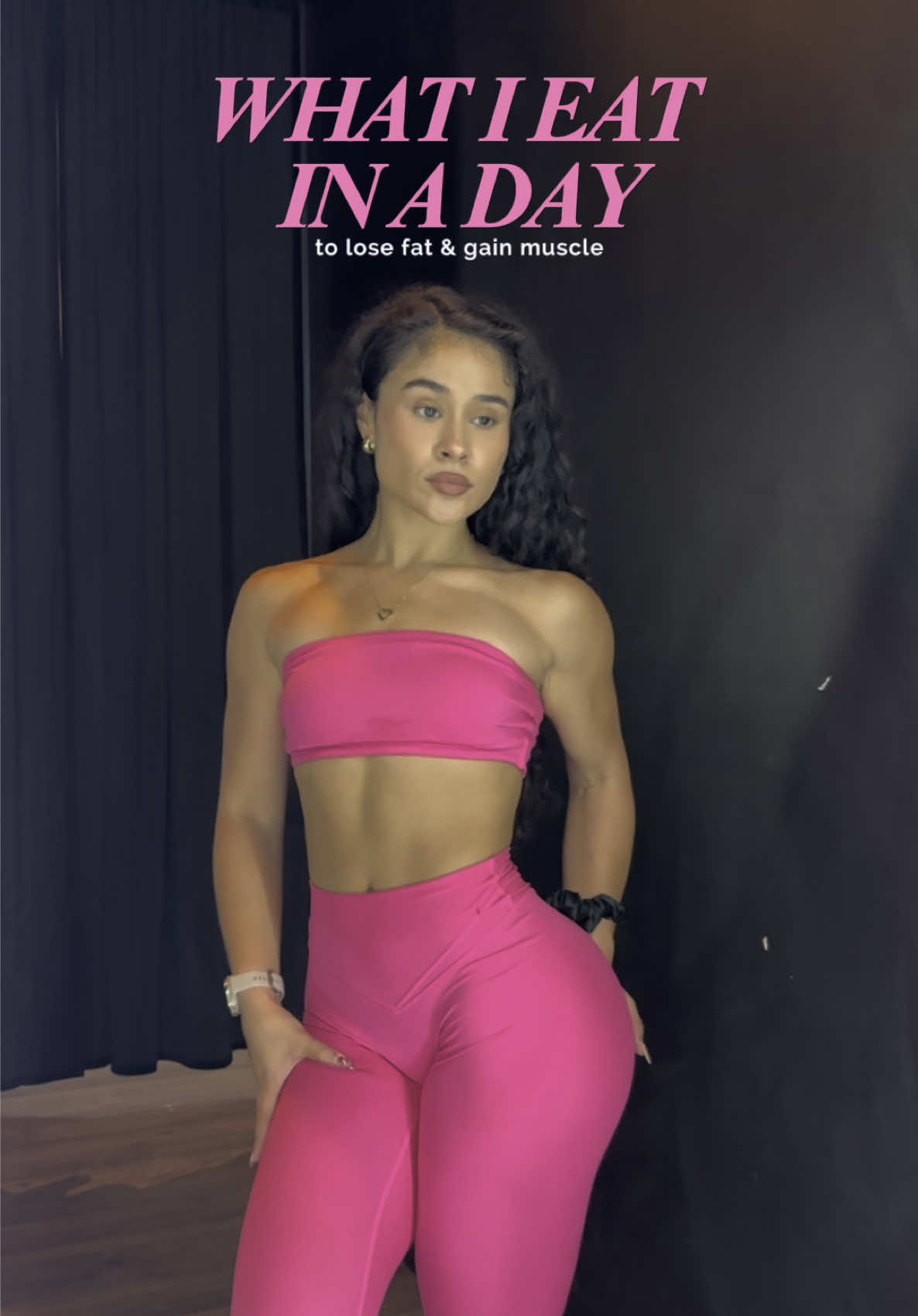 what i eat in a day as a gym girl who is trying to put on some muscle while keeping the waist SNATCHED ⏳  all supps are @ehplabs code ‘AALIYAH10’ 💕 #whatieatinaday #highprotein 