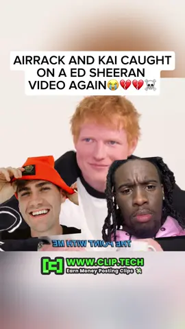 I SEE THEM OMG #kaicenat #edsheeran #airrack #fyp #goviral #twitch 