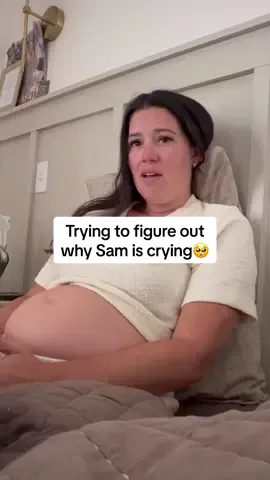 Someone with 3 kids, please tell Sam that it will be okay?! I hate that she is crying and nervous about missing our family of 4 because I know she will be so happy with our family of 5 soon enough. #danandsam #pregnant #pregnancy #couplecontent #couplegoals #husbandandwife #momlife #momtok 