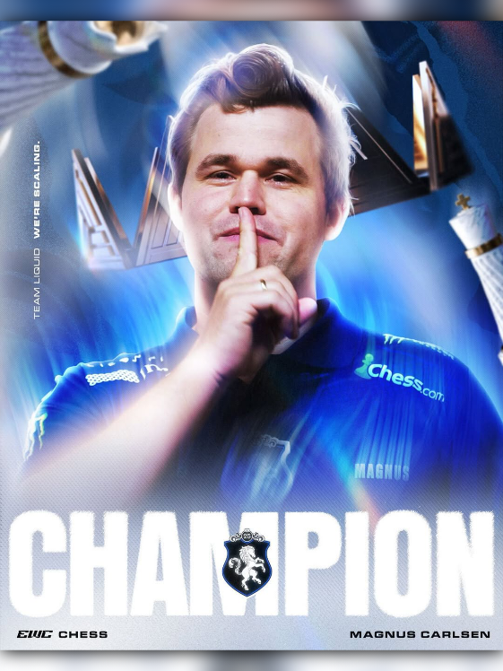 🥶🥶🥶#magnuscarlsen #teamliquid #champion #chess #ewc #4u 