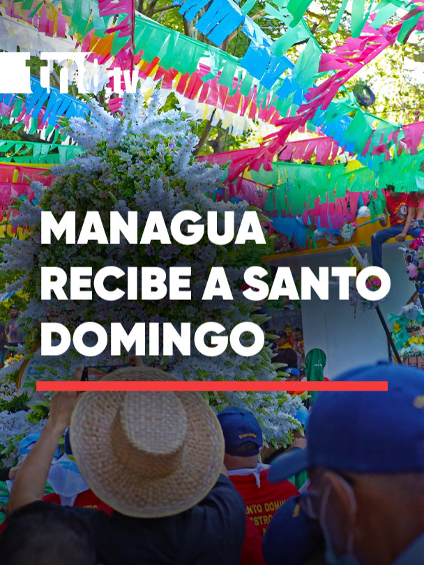 Con fervor y tradición, Managua recibe a Santo Domingo.  #fiesta #Managua #santodomingo