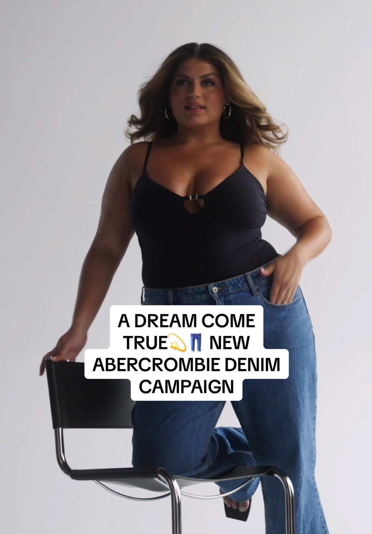 worked my whole career for this opportunity!!!🥺🙏 now what people don’t know or see, is that my brother had suddenly passed 1 week prior to this shoot. it took the deepest level of strength i never knew i had to get myself on a plane and fly to NYC to shoot this— while also bringing the best, most happy and confident energy on set as well.  i kept it together all day and remained professional and empowered, but the second we wrapped the shoot the tears came rolling. saying bye to the @abercrombie team and expressing my deepest gratitude for having me, i couldn’t help but just sob.🥺 it was the hardest time of my life and yet the most beautiful at the same. still trying to process this feeling, but want you to know this shoot is more than just a job, but one of my most proudest moments of true strength and growth, and a moment i’ll never forget.💫 ilysm!! best jeans 🥲👖 