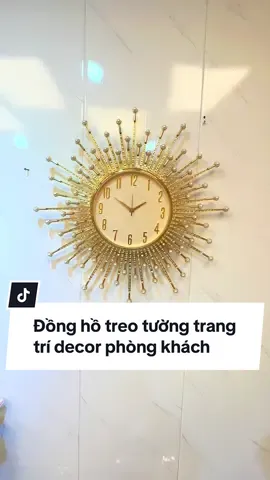Đồng hồ treo tường trang trí decor phòng khách#muataitiktokshop #thuhaifreeship #xuhuongtiktok #wwwmindecor #mindcor #donghotreotuong 