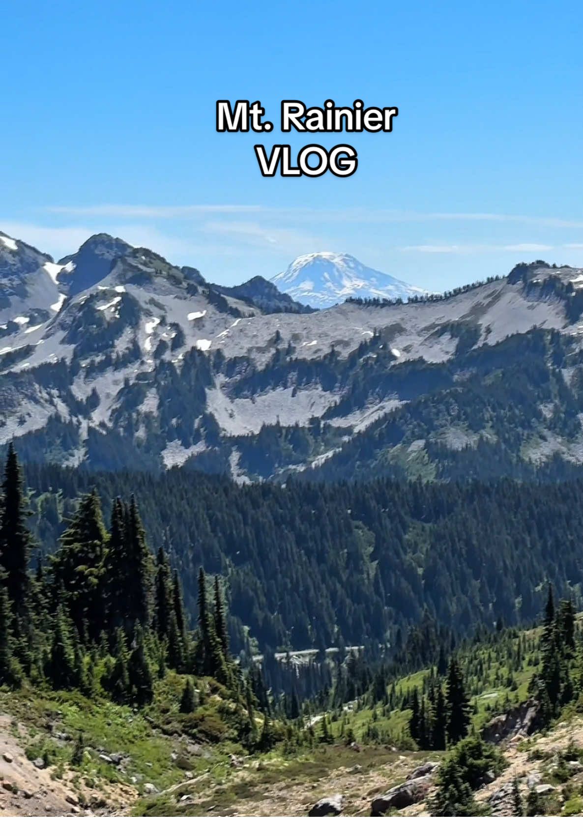 Visited 📍Tipsoo Lake & 📍Skyline Loop Trail in Paradise station.  #washington #mtrainier #explore #vlogs #hikingadventures #hiketok #yakima #nationalpark #fypppp #traveltok 