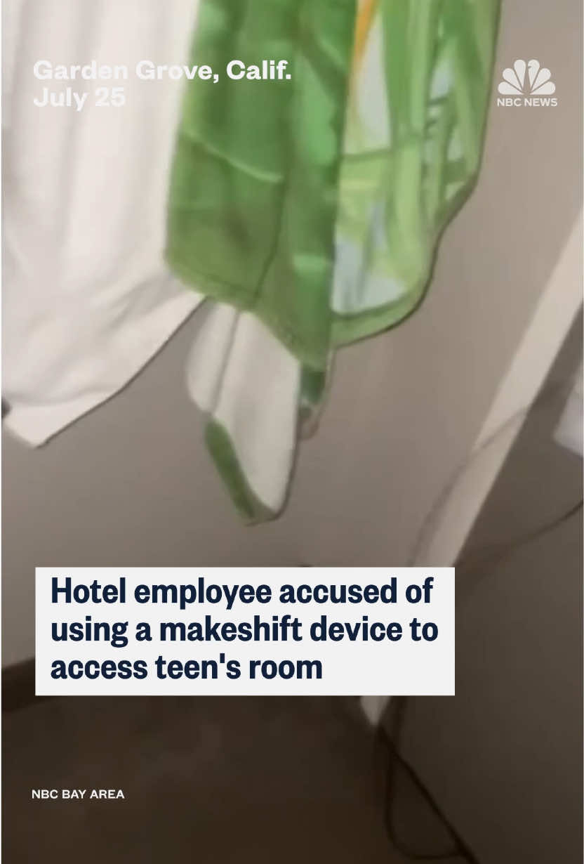 A hotel employee in Southern #California is accused of attempting to break into a room where a teen and her two teammates were staying. As @NBC Bay Area reports, hotel owner Khanna Enterprises says the worker tried to 