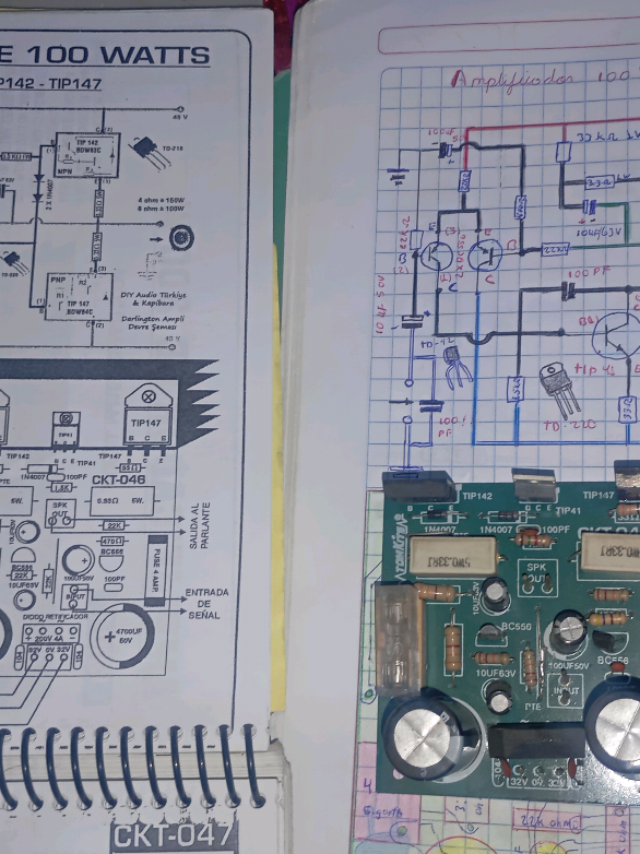Un amplificador de 10 watts y 100 watts en tamaño  #electronica  #amplificador  #proyectos 