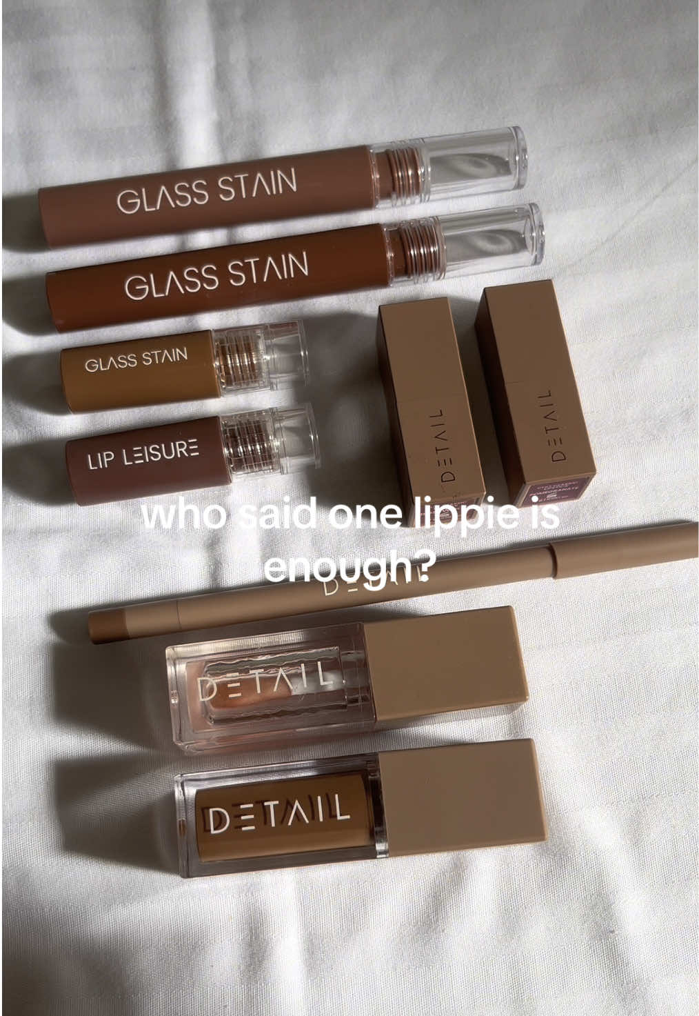 detail lippies 🔛🔝 #detailcosmetics #glassstain #lipleisure #cultclassic #liptrace 