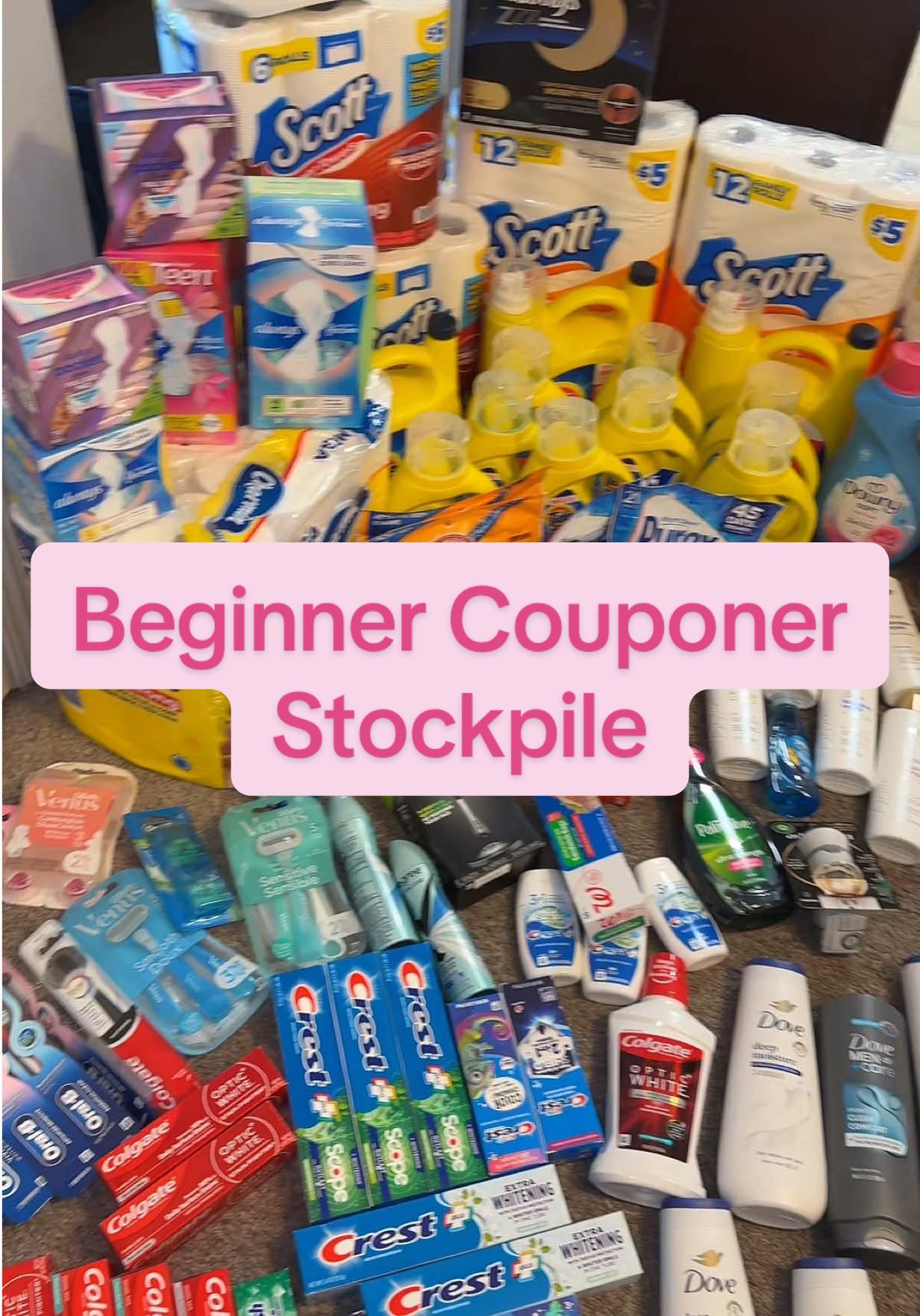If you know, you know. Couponing is a JOB — but the savings hit every time 💥 #stockpile #couponing #couponingforbeginners #CouponingInRealLife #beginnerfriendly #SavingsAddict #couponerstickpile