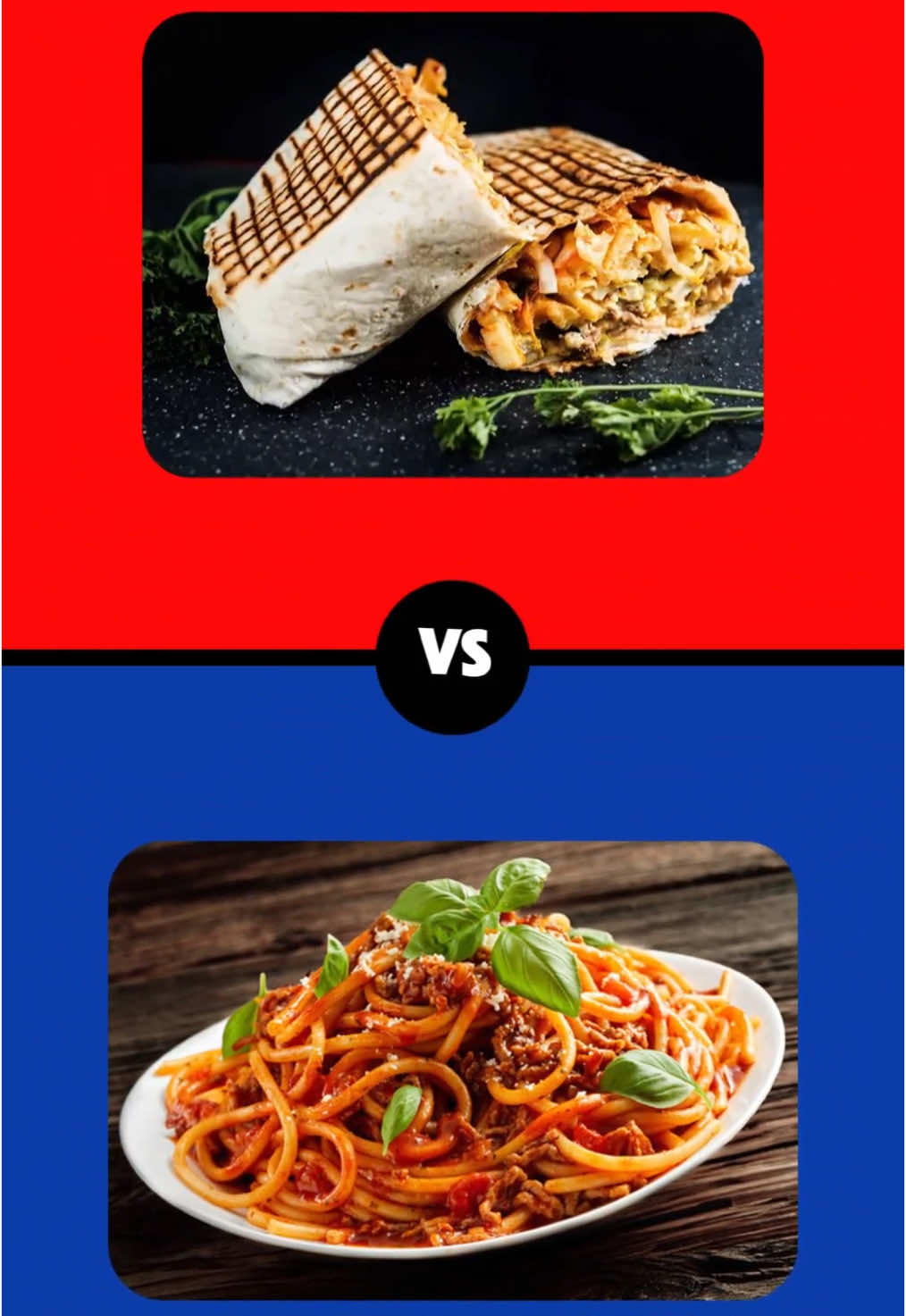 Tu préfères version nourriture 🔴🔵 Alors c’est quoi ton plat préféré ? 😋 #tupreferes #tupreferesquoi #dilemme #nourriture #bouffe 
