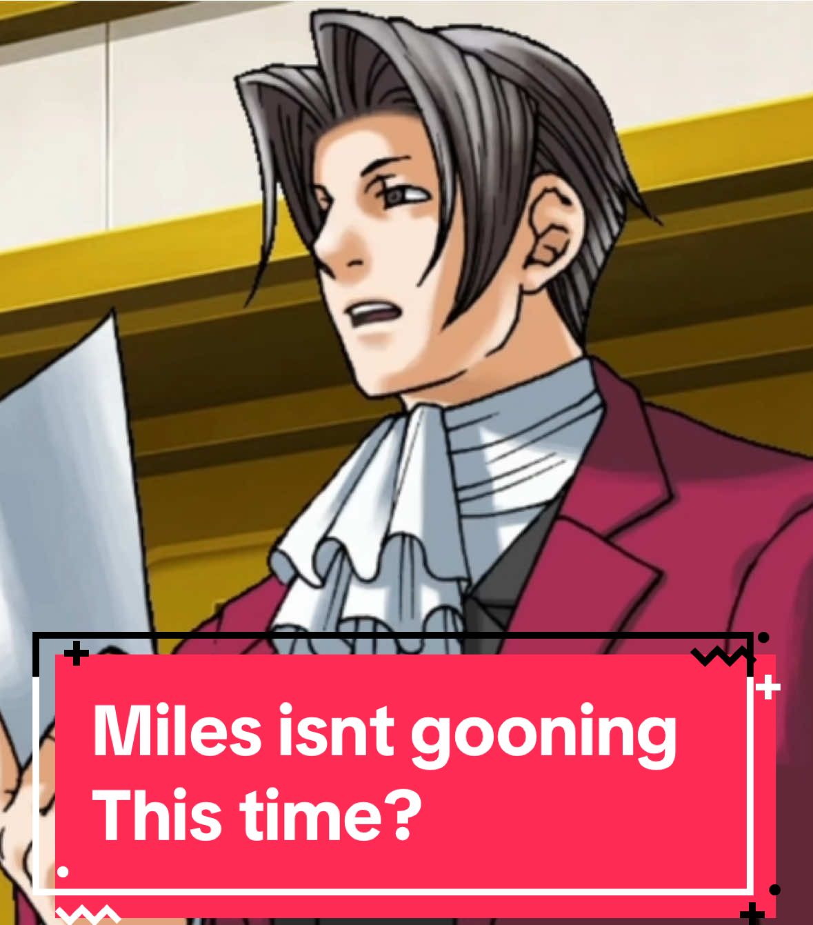 Phoniex is awake and he is PISSED #aceattorney #phoniexwright #autismawareness #roblox #milesedgeworth  