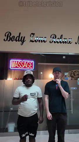 My Asian friend took me to try his fried chicken #tribetv #fyp #white #black #hood 