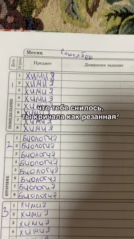 Страшнный сон хим/био… #биология 