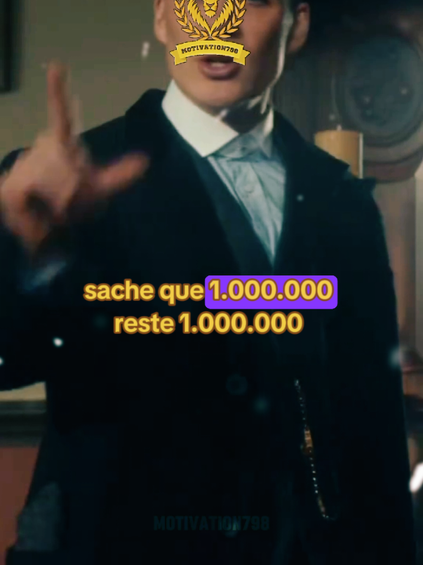 1 millions💸 reste 1 millions💸 soldats 💪🤗 #motivation #succès #réussite #riche #mentaldacier #1millions #pourtoi #fyp #thomasshelby 