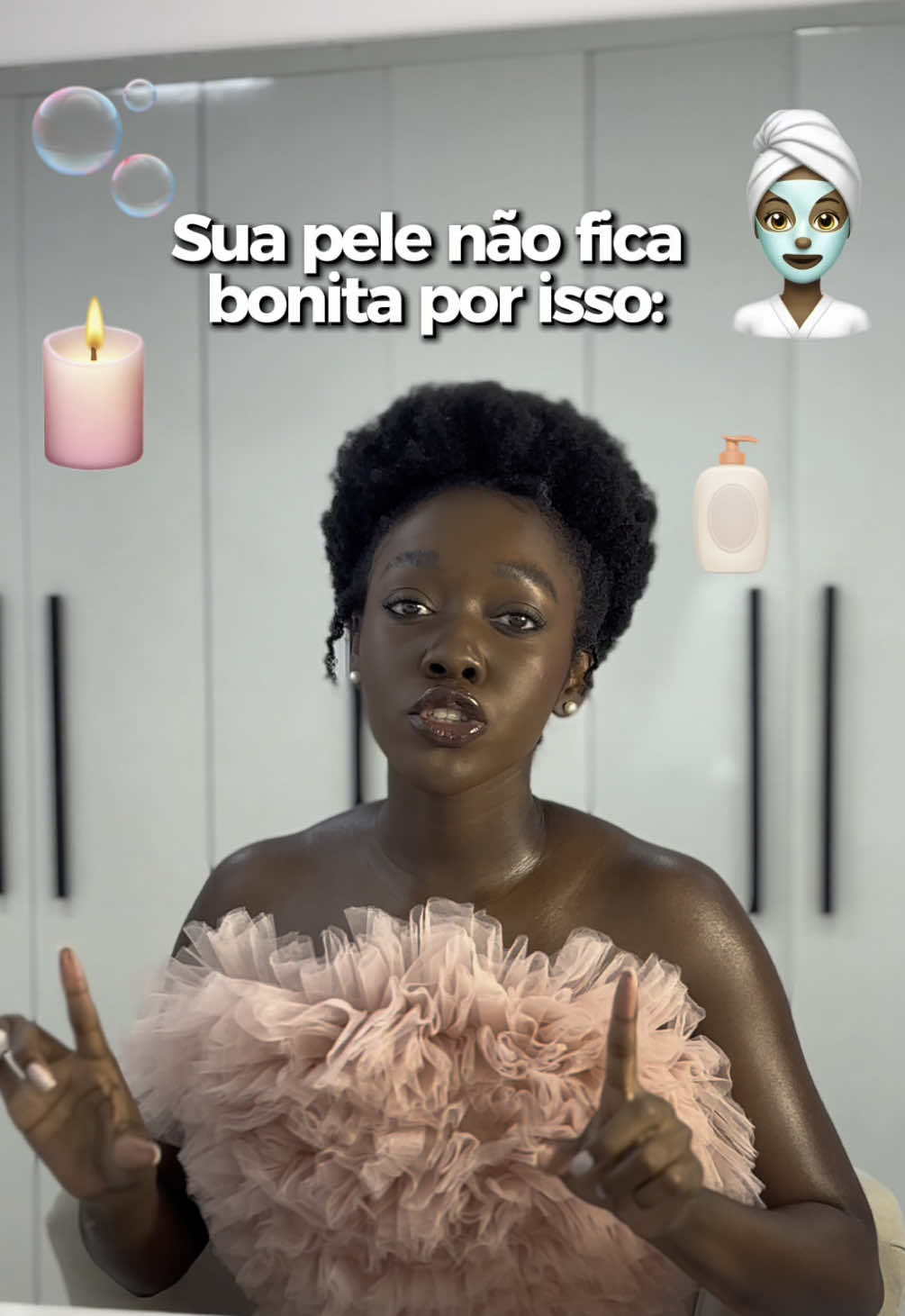 sua pele só não fica bonita (glow) porque você não escolhe os produtos certos! SALVA ESSA DICA 🎀 #autocuidado #GlowUp #pelenegra 